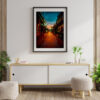 Twilight framed print. Composition Brian Roe