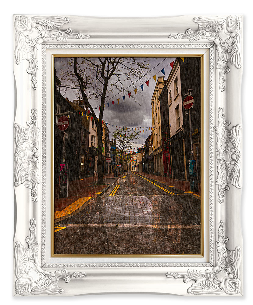 Bond Street by Brian Roe framed