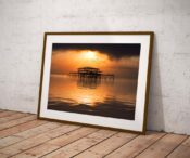 Golden by Brian Roe -wood-framed