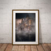 Leamington Spa Town Hall by Brian Roe in wooden-frame