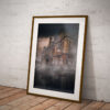 Leamington Spa Town Hall by Brian Roe in wooden-frame-angled