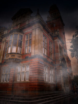 Leamington Spa Town Hall by Brian Roe -working composition