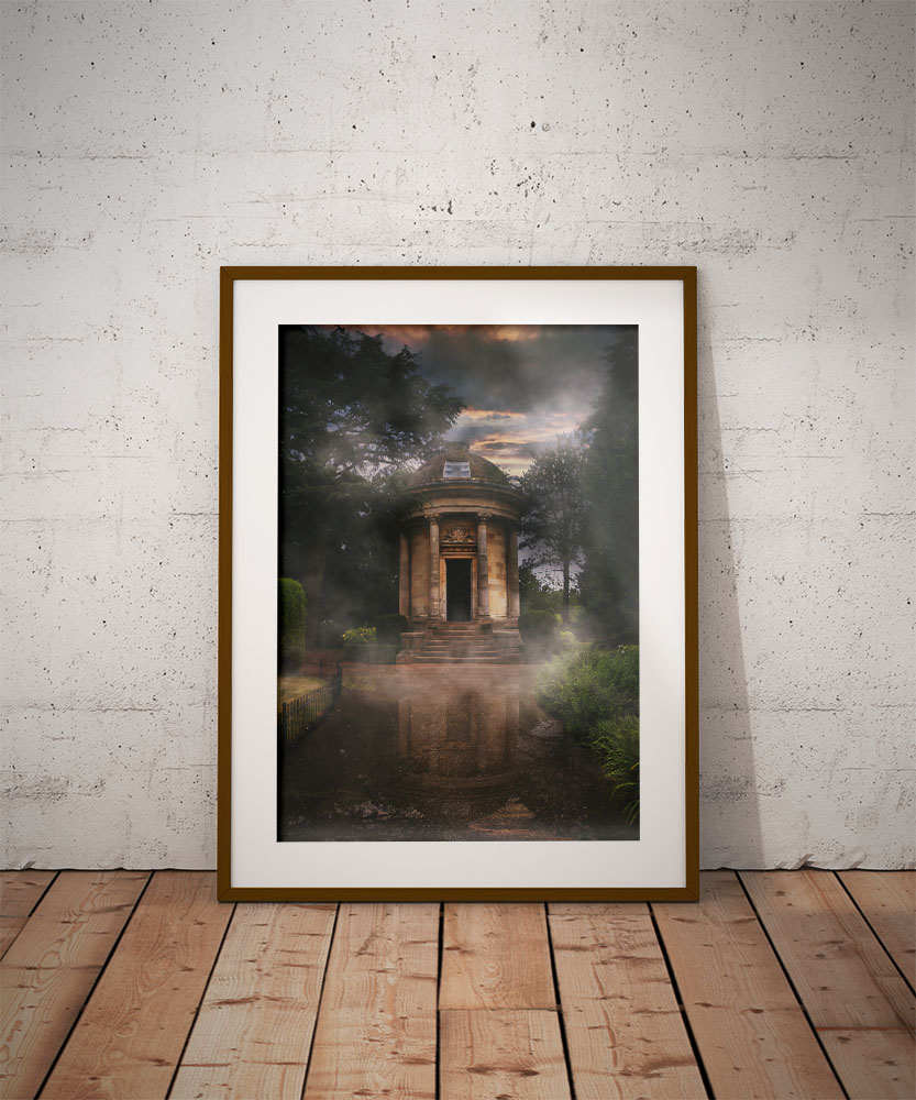 jephson gardens memorial by Brian Roe - framed.