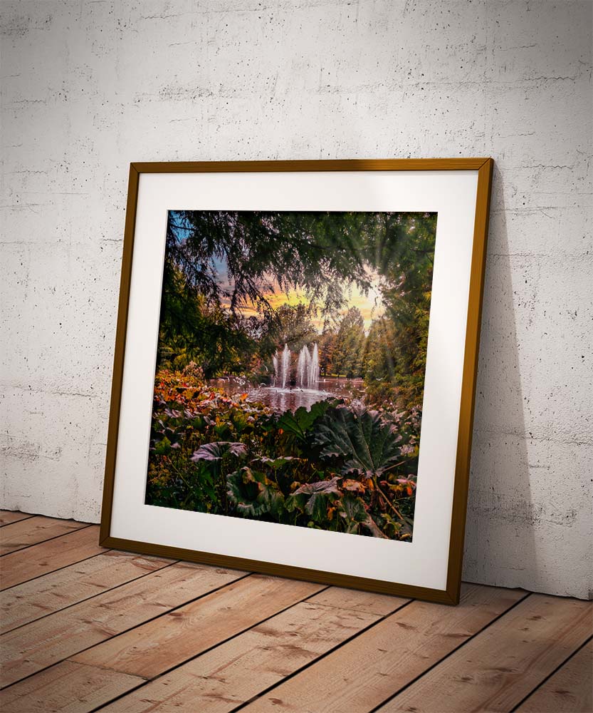 Jephson Gardens-Square_Poster_Frame-2