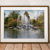 Elephants in the Jephson Gardens Pond - in frame, By Brian Roe -