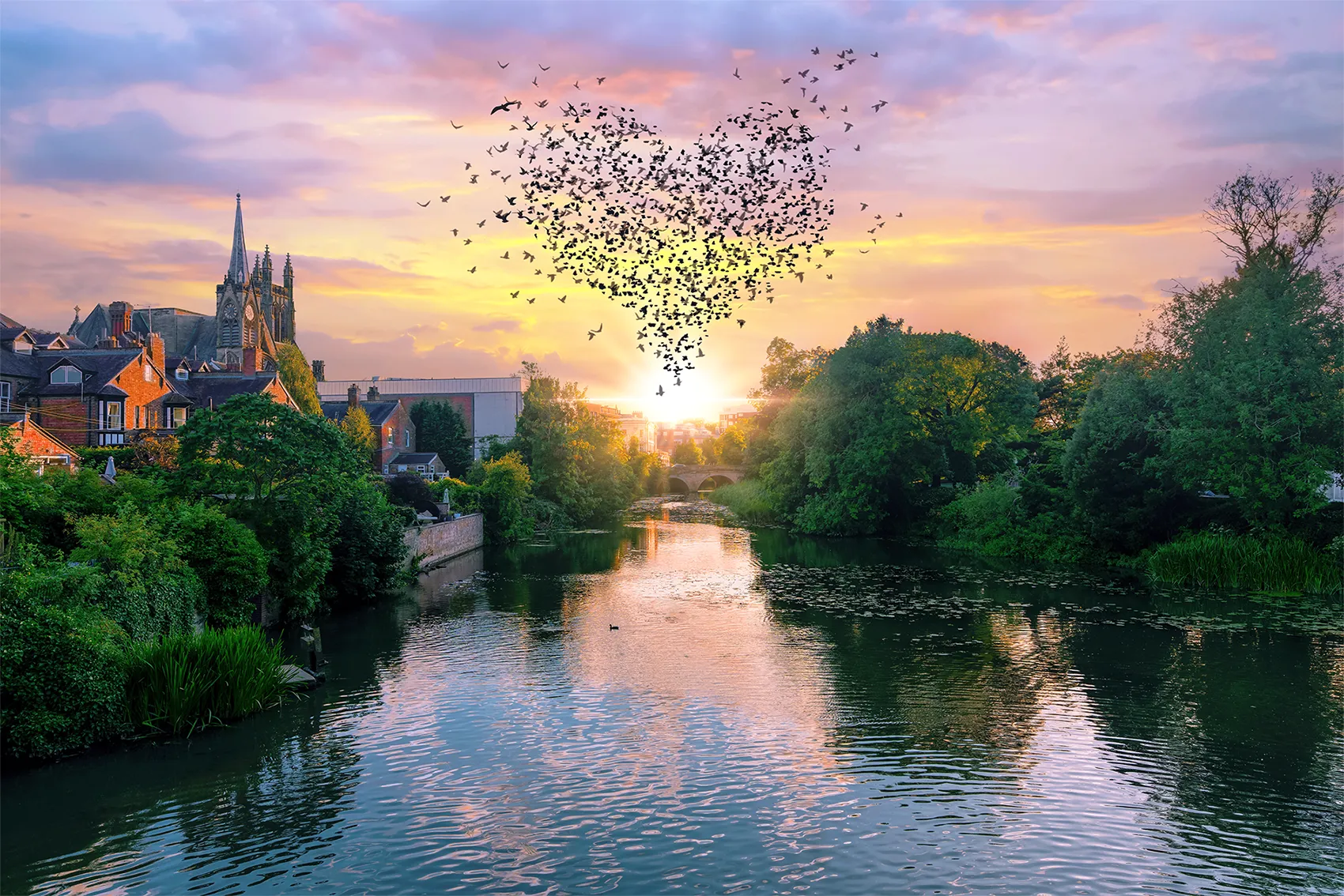 The Heart of Leamington Spa - by Brian Roe